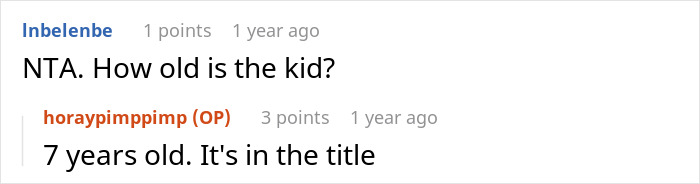 Reddit comments discussing the age of a 7-year-old kid involved in an allergy-related food incident. Reddit comments discussing the age of a 7-year-old kid involved in an allergy-related food incident.