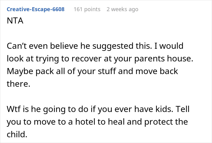 Guy Tells Fiancée To Recover In Hotel Room After Surgery So As Not To Not Disturb His Dog Guy Tells Fiancée To Recover In Hotel Room After Surgery So As Not To Not Disturb His Dog