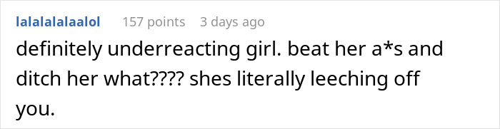 Comment expressing frustration about covering a friend's vacation cost. Comment expressing frustration about covering a friend's vacation cost.