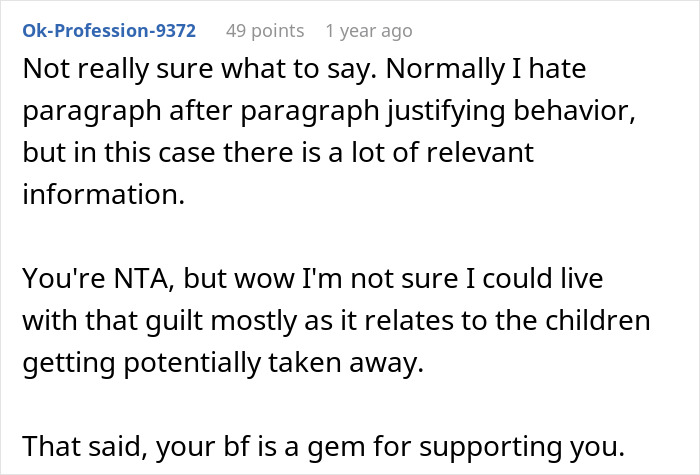 Reddit comment discussing a woman's tough conversation about not rebooking an $18K trip despite sister's plea. Reddit comment discussing a woman's tough conversation about not rebooking an $18K trip despite sister's plea.