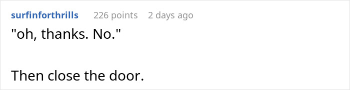 Text response from neighbor about package and loan requests. Text response from neighbor about package and loan requests.