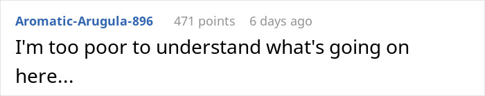 Comment reacting to costly birthday celebration fees, expressing confusion. Comment reacting to costly birthday celebration fees, expressing confusion.
