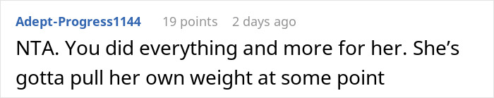 Reddit comment discussing blame involved in job probation situation, mentioning effort and responsibility. Reddit comment discussing blame involved in job probation situation, mentioning effort and responsibility.