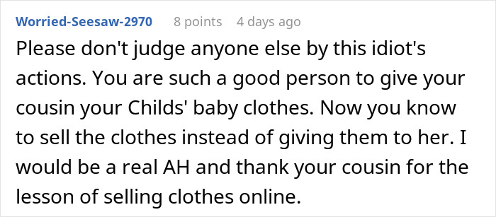 Woman Considers Cutting Out Her Favorite Cousin From Her Life After How Nasty She Became As A Mom Woman Considers Cutting Out Her Favorite Cousin From Her Life After How Nasty She Became As A Mom