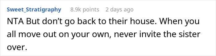 Comment discussing advice on not returning to a house and avoiding the sister after stealing evidence is captured. Comment discussing advice on not returning to a house and avoiding the sister after stealing evidence is captured.