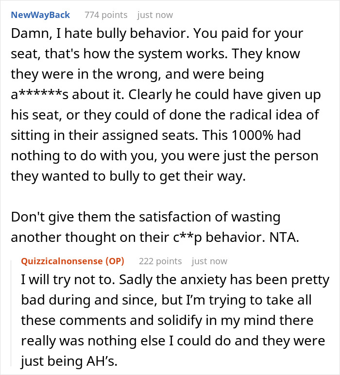 Commentary on train seat dispute involving pregnant wife; users express views on seating rights. Commentary on train seat dispute involving pregnant wife; users express views on seating rights.