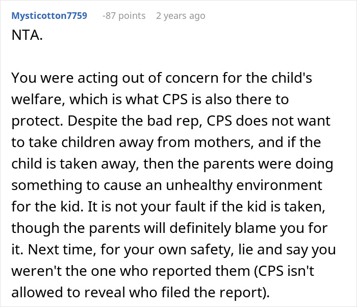 Text post justifying calling CPS about toddler tantrums and child's welfare. Text post justifying calling CPS about toddler tantrums and child's welfare.