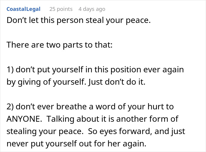 Woman Considers Cutting Out Her Favorite Cousin From Her Life After How Nasty She Became As A Mom Woman Considers Cutting Out Her Favorite Cousin From Her Life After How Nasty She Became As A Mom