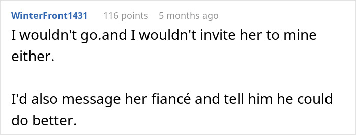 Text expressing a suggestion to tell a fiancé he deserves better. Text expressing a suggestion to tell a fiancé he deserves better.