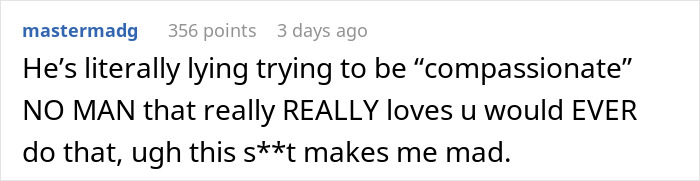 Reddit comment criticizing a man for being inconsiderate and abandoning his girlfriend at the airport. Reddit comment criticizing a man for being inconsiderate and abandoning his girlfriend at the airport.