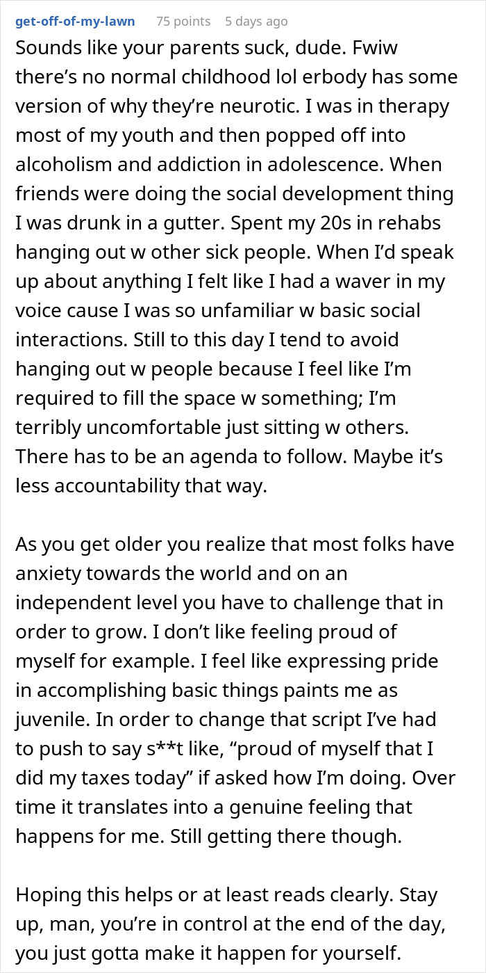 Text post expressing an adult's reflection on their challenging youth as an "iPad kid," mentioning therapy and social anxiety. Text post expressing an adult's reflection on their challenging youth as an "iPad kid," mentioning therapy and social anxiety.
