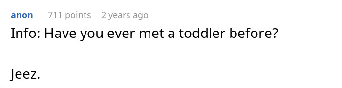 Online comment criticizing a woman for contacting CPS over toddler tantrums. Online comment criticizing a woman for contacting CPS over toddler tantrums.