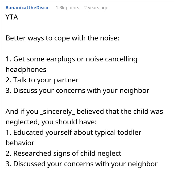 Reddit comment criticizing a woman for calling CPS about toddler tantrums; suggests alternative coping methods. Reddit comment criticizing a woman for calling CPS about toddler tantrums; suggests alternative coping methods.