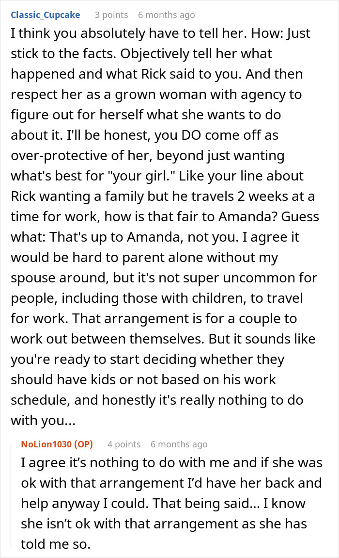 Reddit comments on testing a fiancée as a potential mother with a dog. Reddit comments on testing a fiancée as a potential mother with a dog.