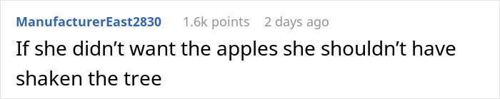 Comment in response to mom's remark about daughter wearing suit to prom. Comment in response to mom's remark about daughter wearing suit to prom.