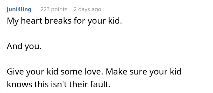 Text comment expressing empathy for a situation where RSVPs for a child's party were not received. Text comment expressing empathy for a situation where RSVPs for a child's party were not received.