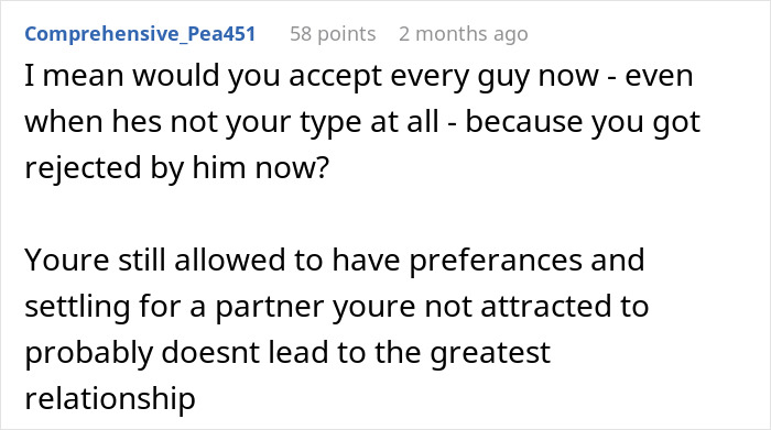 Online advice discussion about being rejected by Zoomer friend, with a focus on personal preferences and relationship choices. Online advice discussion about being rejected by Zoomer friend, with a focus on personal preferences and relationship choices.