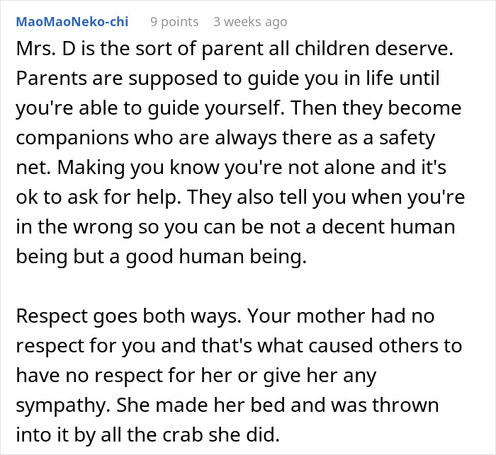 Text discussing a teen dealing with a horrible mother and the importance of respect and supportive parenting. Text discussing a teen dealing with a horrible mother and the importance of respect and supportive parenting.