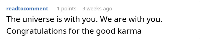 Comment expressing support and good karma, related to teen dealing with a horrible mother. Comment expressing support and good karma, related to teen dealing with a horrible mother.