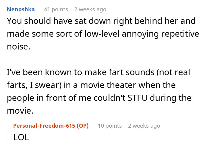 Humorous Reddit comments about a disruptive woman demanding bus seat despite many being available. Humorous Reddit comments about a disruptive woman demanding bus seat despite many being available.