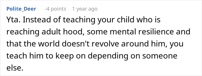 Comment discussing family and son's experience being gay. Comment discussing family and son's experience being gay.