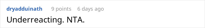 Comment on letting mom into daughter's home, rating NTA with 'Underreacting' response. Comment on letting mom into daughter's home, rating NTA with 'Underreacting' response.