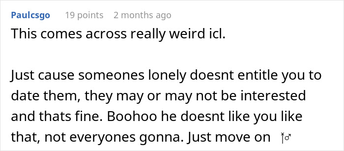 Reddit comment discussing the rejection after asking out a Zoomer best friend. Reddit comment discussing the rejection after asking out a Zoomer best friend.