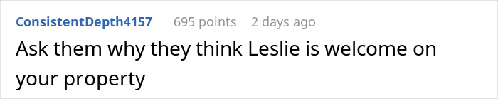 Reddit comment discussing conflict over backyard wedding and denied plus-one. Reddit comment discussing conflict over backyard wedding and denied plus-one.