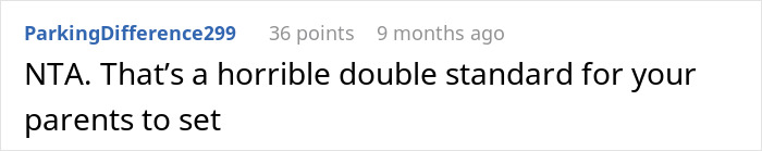 Reddit comment discussing parental expectations about wedding money and eloping. Reddit comment discussing parental expectations about wedding money and eloping.
