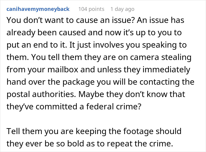 Homeowner Warns Neighbors To Stop Opening Their Mailbox, Shocked When They Ignore Request Homeowner Warns Neighbors To Stop Opening Their Mailbox, Shocked When They Ignore Request