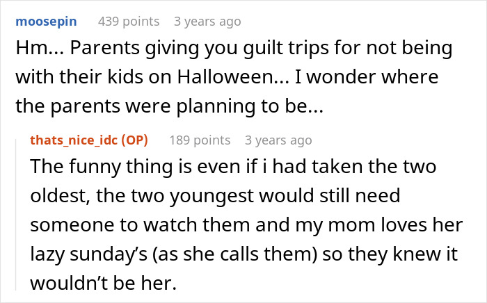 Text exchange discussing parents volunteering their daughter as a babysitter without her consent. Text exchange discussing parents volunteering their daughter as a babysitter without her consent.