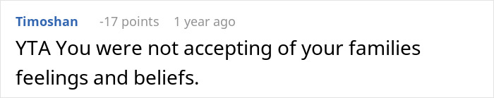 Reddit comment calling someone an AH in a family dispute over gay son. Reddit comment calling someone an AH in a family dispute over gay son.