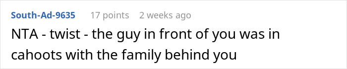 Reddit comment on "pay it forward" chain, discussing a possible twist with involved parties. Reddit comment on "pay it forward" chain, discussing a possible twist with involved parties.