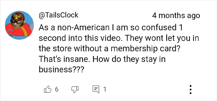 Comment on Costco shopping hacks, questioning membership card requirement. Comment on Costco shopping hacks, questioning membership card requirement.