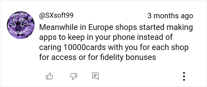 Comment discussing European shopping app trends, relevant to Costco shopping hacks. Comment discussing European shopping app trends, relevant to Costco shopping hacks.
