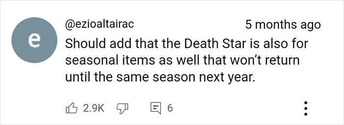 Comment discussing Costco shopping hacks for seasonal items. Comment discussing Costco shopping hacks for seasonal items.