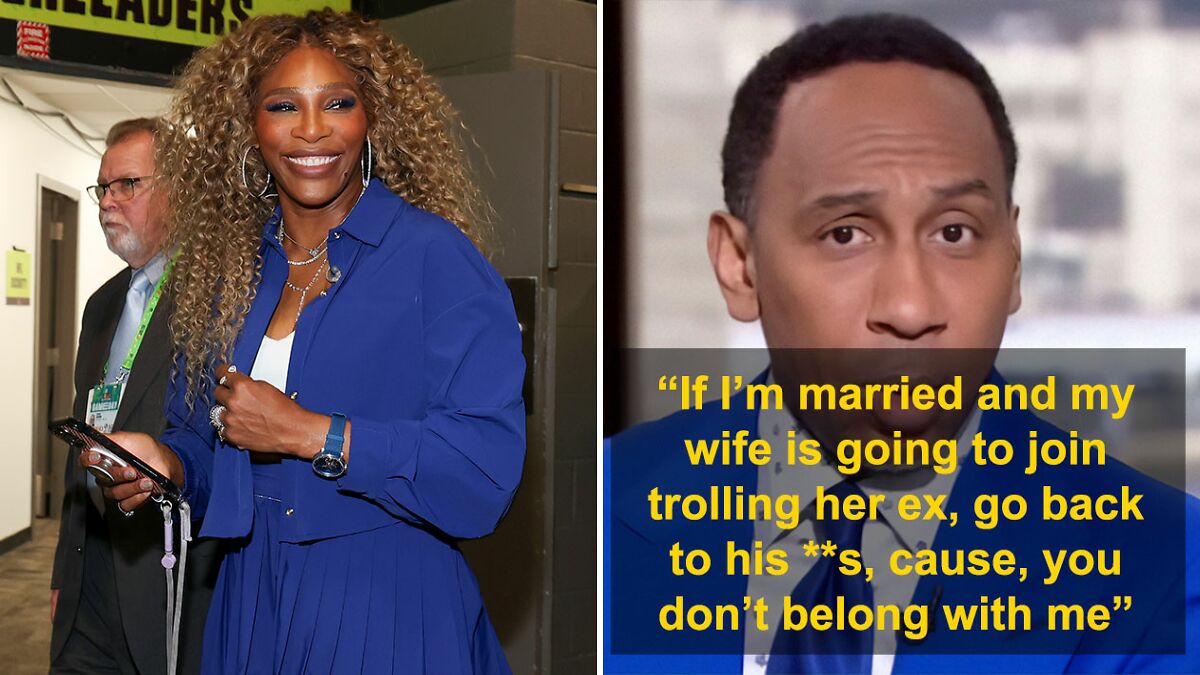 “Her Billionaire Husband [Is] Laughing”: Stephen A. Smith Says He’d Divorce Serena Williams