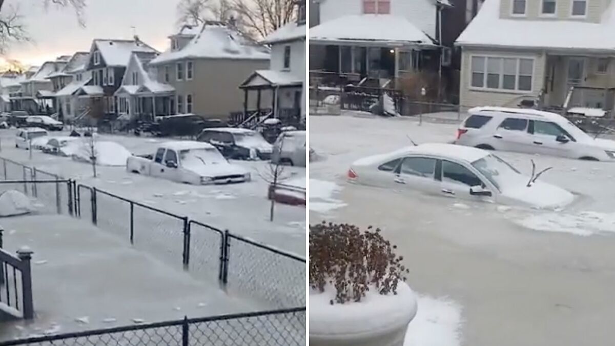 “How Is This Even Possible?”: People In Disbelief After Seeing Detroit Neighborhood Frozen