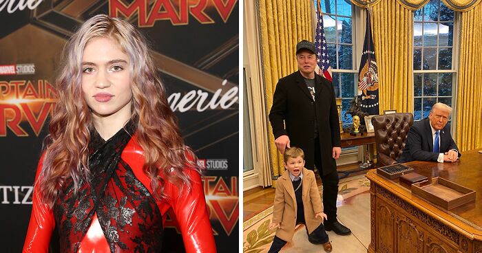 Grimes Says Her 4YO Son “Should Not Be In Public Like This” As Whoopi Goldberg Mocks Him