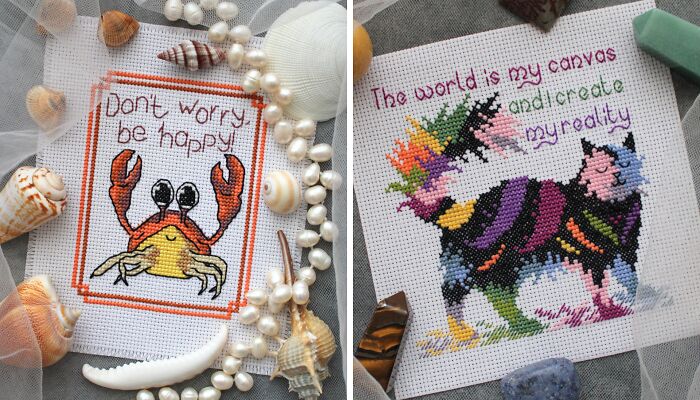 From Office Routine To Cross-Stitch: How I Swapped A Steady Salary For A World Of Creativity (35 Pics)
