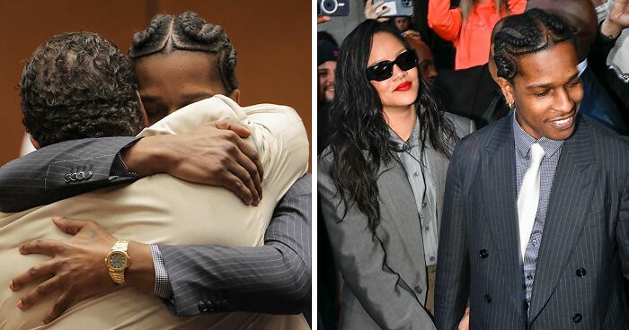 A$AP Rocky Rushes Into Rihanna’s Arms As He’s Found Not Guilty In Felony Assault Trial