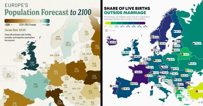 35 Fun Maps That Provide Interesting Facts And Statistical Data