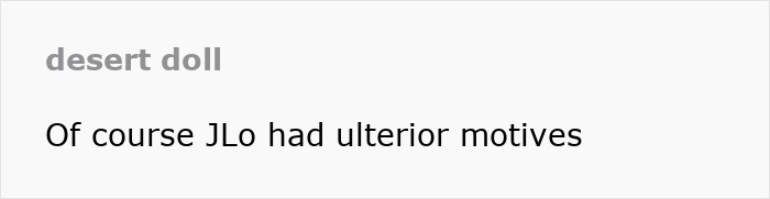 Screenshot of text from a user named "desert doll" about ulterior motives. Screenshot of text from a user named "desert doll" about ulterior motives.