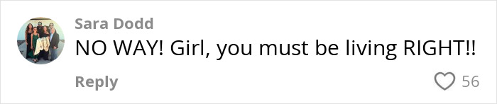 Comment praising a thrift store shopper finding Carrie Bradshaw’s wedding dress with 56 likes. Comment praising a thrift store shopper finding Carrie Bradshaw’s wedding dress with 56 likes.