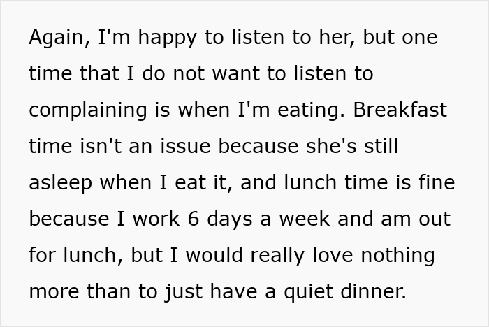 Man Is Sick Of Being Forced To Suffer Through Every Dinner With GF, Finally Loses Patience