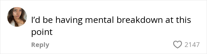 Comment on woman's kitchen transformation: "I'd be having mental breakdown at this point" with 2147 likes. Comment on woman's kitchen transformation: "I'd be having mental breakdown at this point" with 2147 likes.
