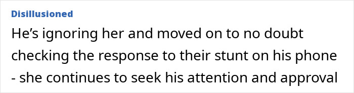 Text describing Bianca Censori's party moment, hinting at control dynamics in a relationship. Text describing Bianca Censori's party moment, hinting at control dynamics in a relationship.