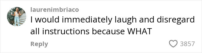 Social media comment reacting to extreme demands for a child's birthday party, expressing disbelief. Social media comment reacting to extreme demands for a child's birthday party, expressing disbelief.