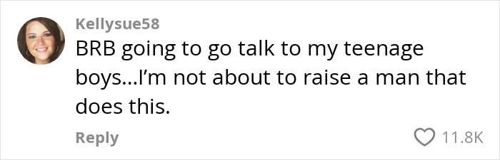 Comment from user Kellysue58 on viral husband shower video. Comment from user Kellysue58 on viral husband shower video.