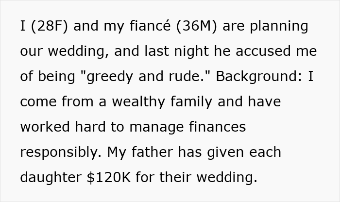 &ldquo;I Started To Cry&rdquo;: Guy Can&rsquo;t Understand Why Fianc&eacute;e Wants To Save Some Of The $120k Wedding Money